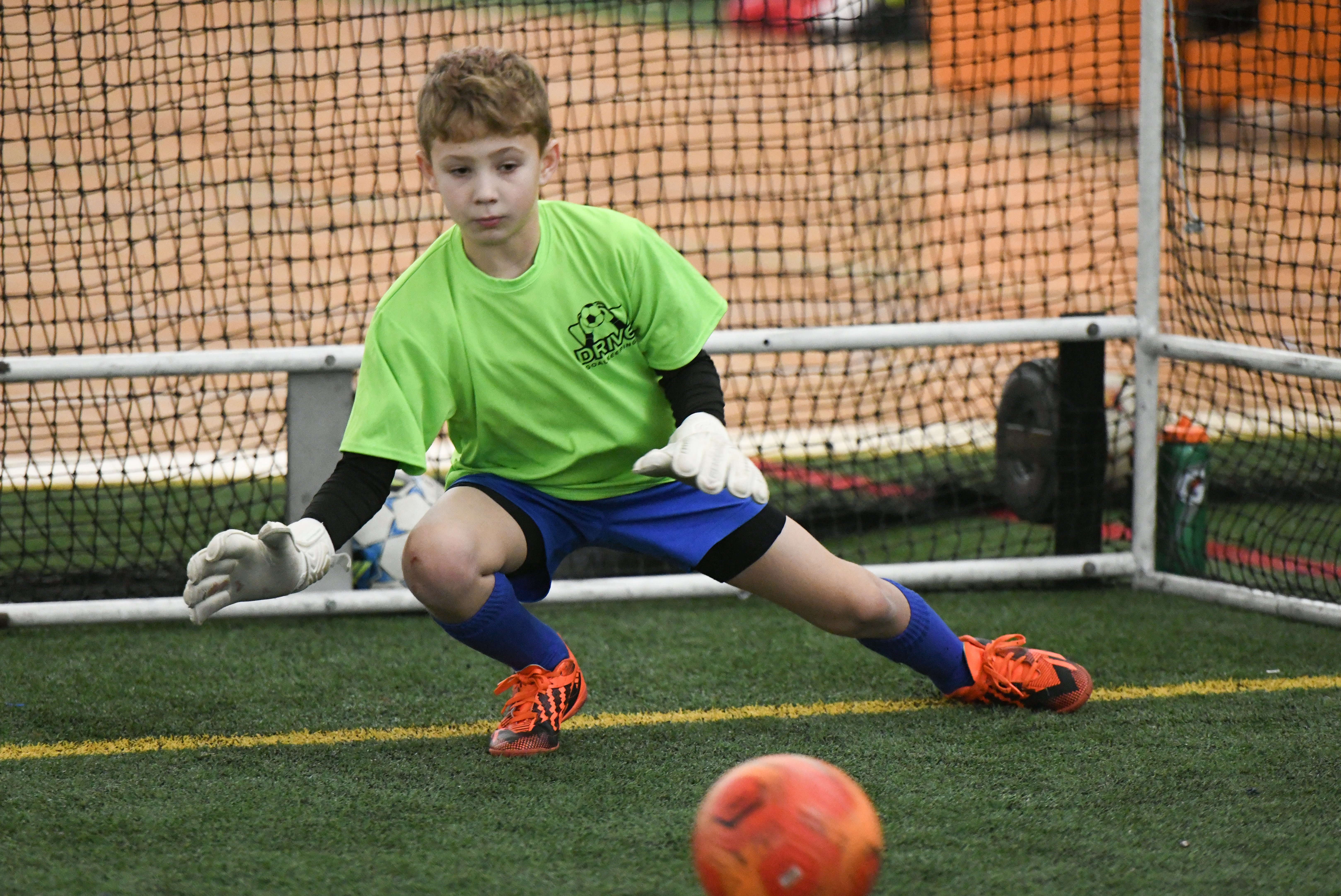 Young Boy Diving Save